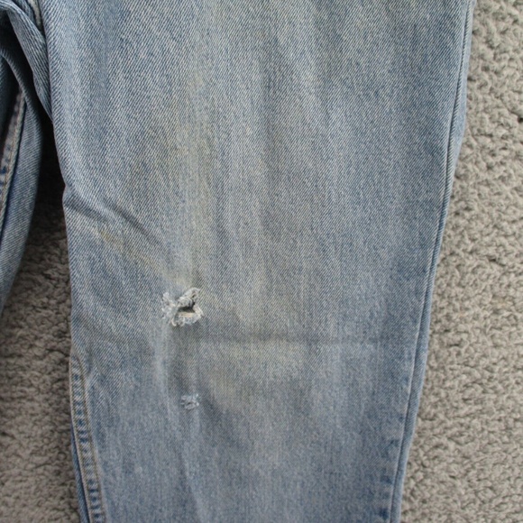 Vintage 1990's Levi's 550 Women's Relaxed Fit Tapered Leg Blue Jeans - Picture 4 of 15